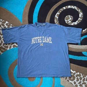 Cadre Athletic Blue Notre Dame Embroidered T-Shirt